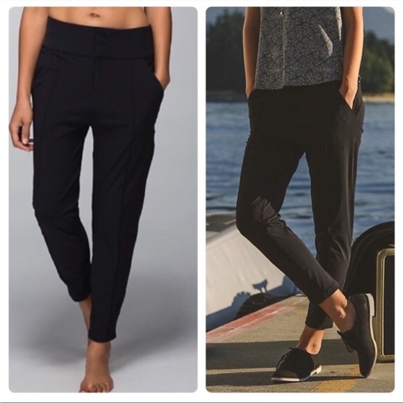 Lululemon ~ Departure Pant ~ Black ~ Women’s Size 6 - Picture 14 of 14